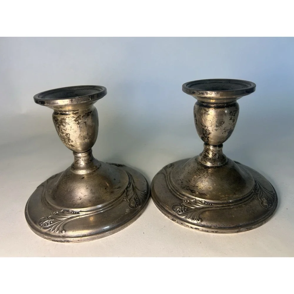 Sterling Silver Spring Glory International Weighted Reinforced 241 Candlesticks